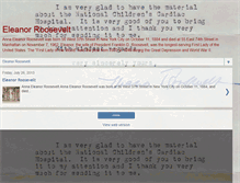 Tablet Screenshot of eleanorroosevelt.org